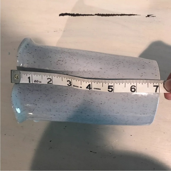 Vintage California Art Pottery Wm Frazier Speckled Glaze Vase Signed & Numbered - Picture 10 of 12